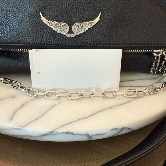 Zadig & Voltaire Logo Plaque Chain-Link Crossbody
Bag - Picture 7 of 10